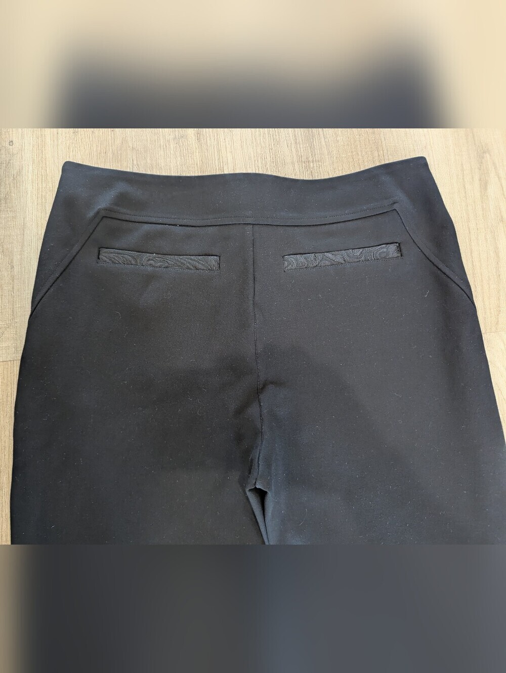 Ted Baker Black Textured Jacquard Slim Pants - Picture 5 of 9